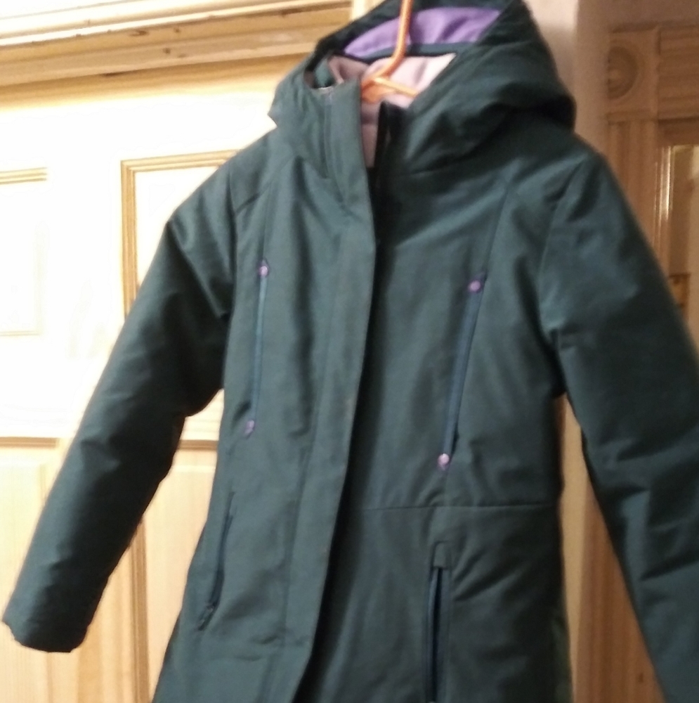 Kids Green Puffer Jacket